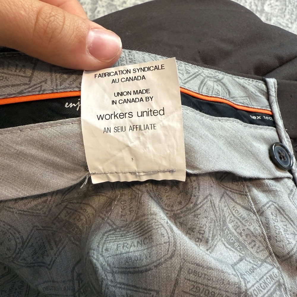 Riviera by Jack Victor Men's Brown Traveler 36R Flex Dress Pants - Picture 12 of 12